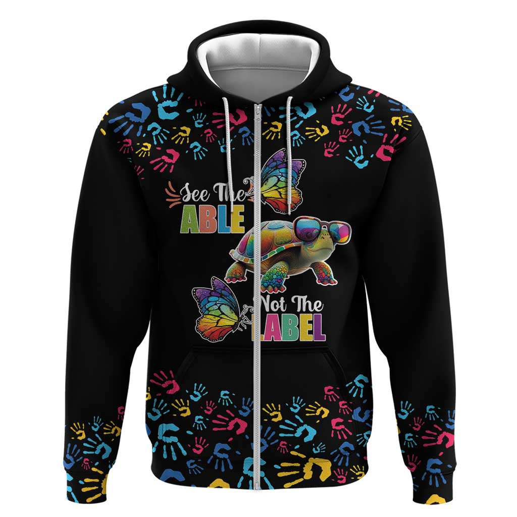 Autism Awareness Month Neurodiversity Hoodie 2nd April See The Able Not The Label LT17