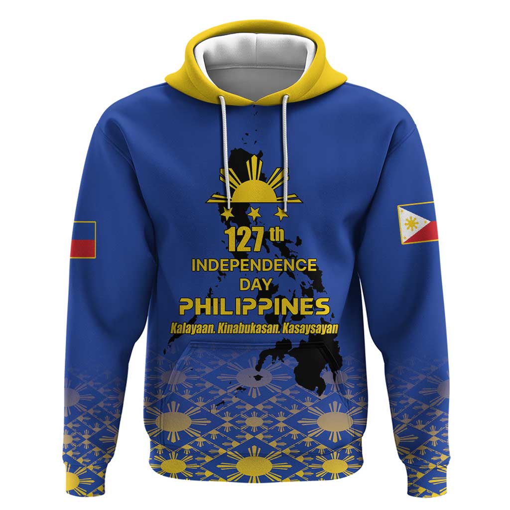Philippines Independence Day Hoodie Kalayaan Kinabukasan Kasaysayan LT17
