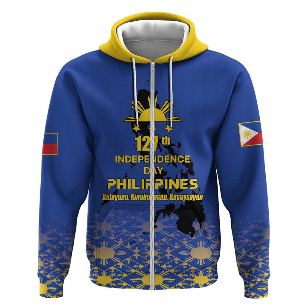 Philippines Independence Day Hoodie Kalayaan Kinabukasan Kasaysayan LT17