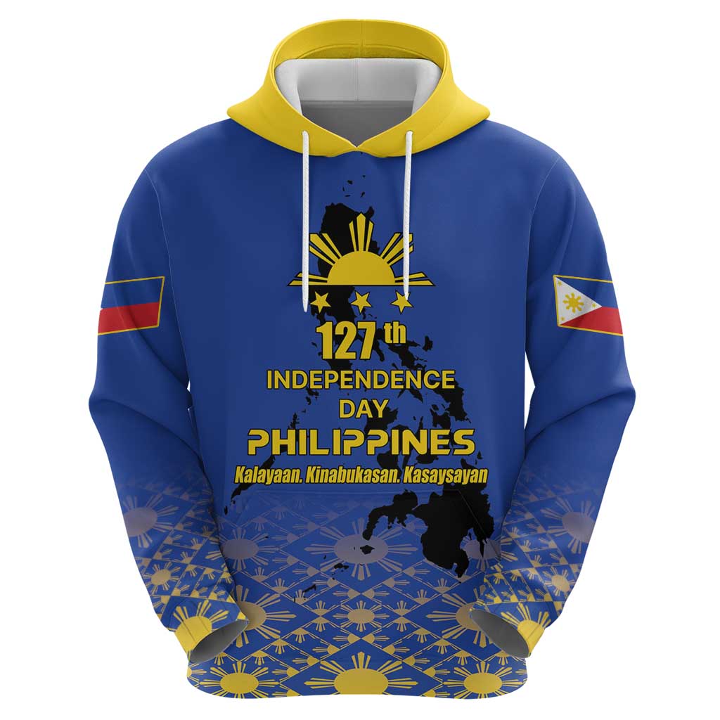 Philippines Independence Day Hoodie Kalayaan Kinabukasan Kasaysayan LT17