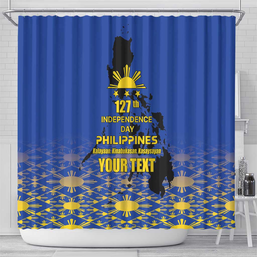 Philippines Independence Day Shower Curtain Kalayaan Kinabukasan Kasaysayan LT17