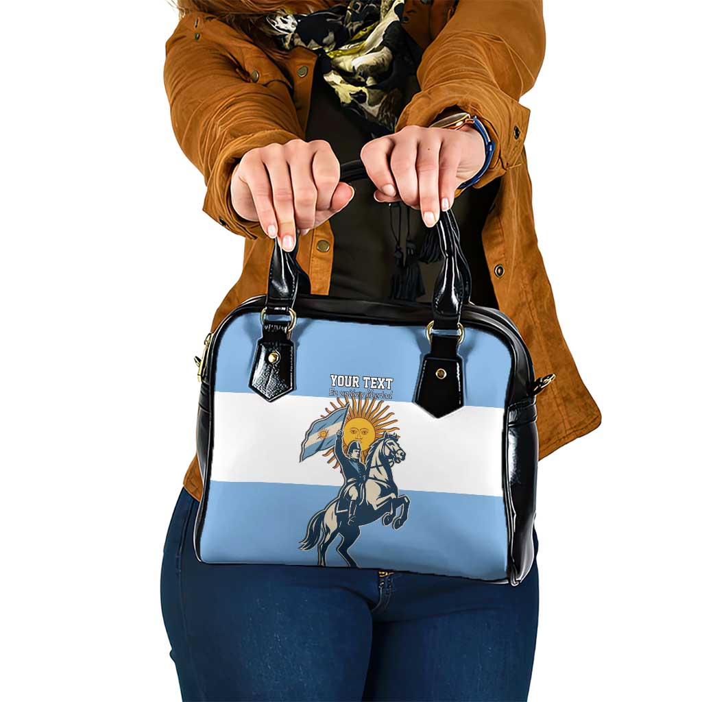 Personalized Argentina Flag Day 20th June Shoulder Handbag Manuel Belgrano LT17