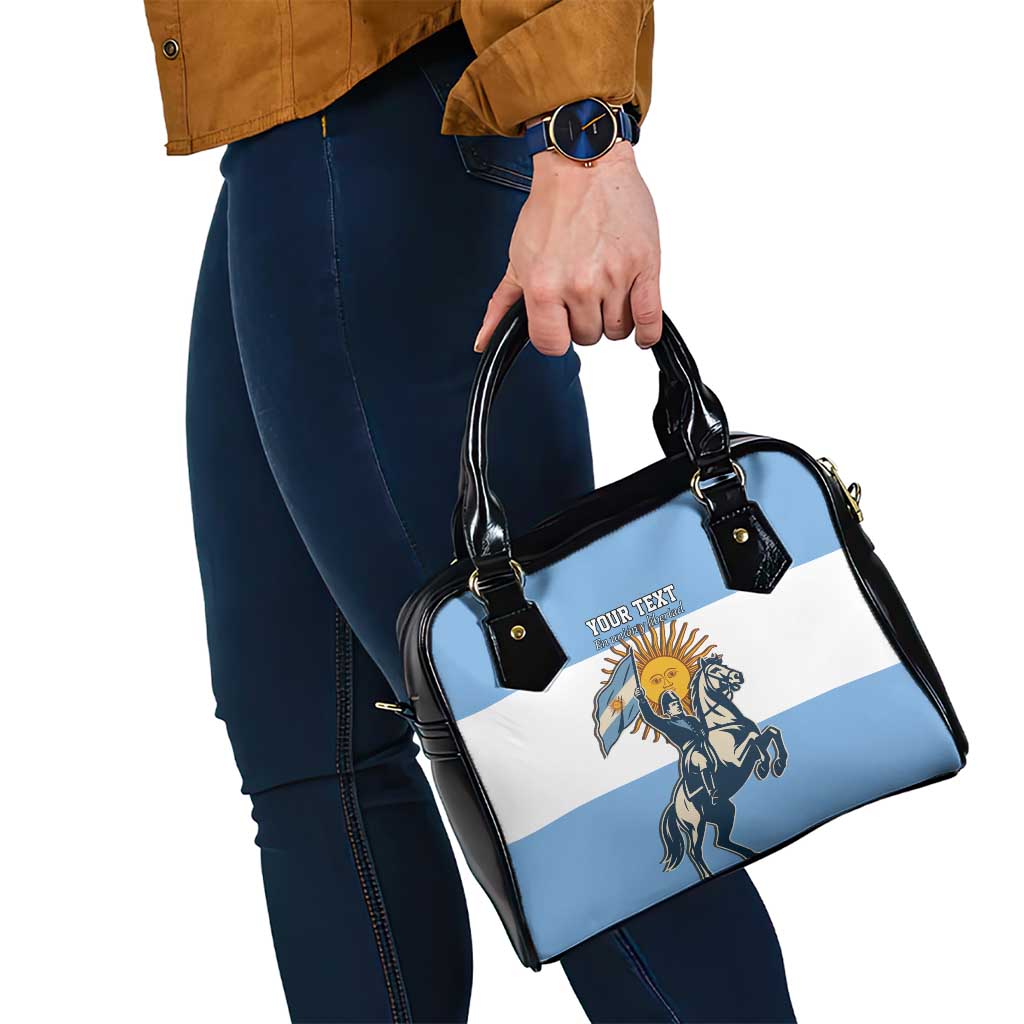 Personalized Argentina Flag Day 20th June Shoulder Handbag Manuel Belgrano LT17