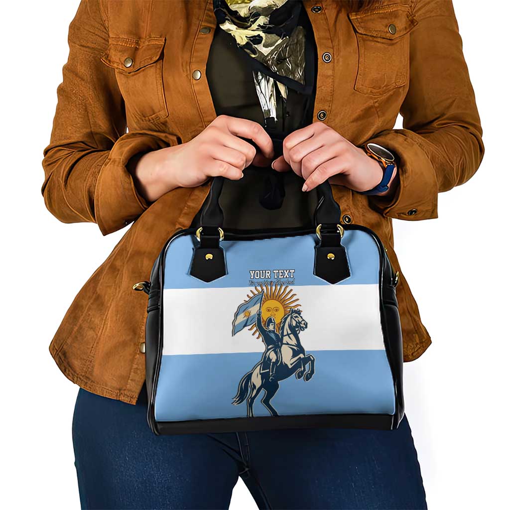 Personalized Argentina Flag Day 20th June Shoulder Handbag Manuel Belgrano LT17