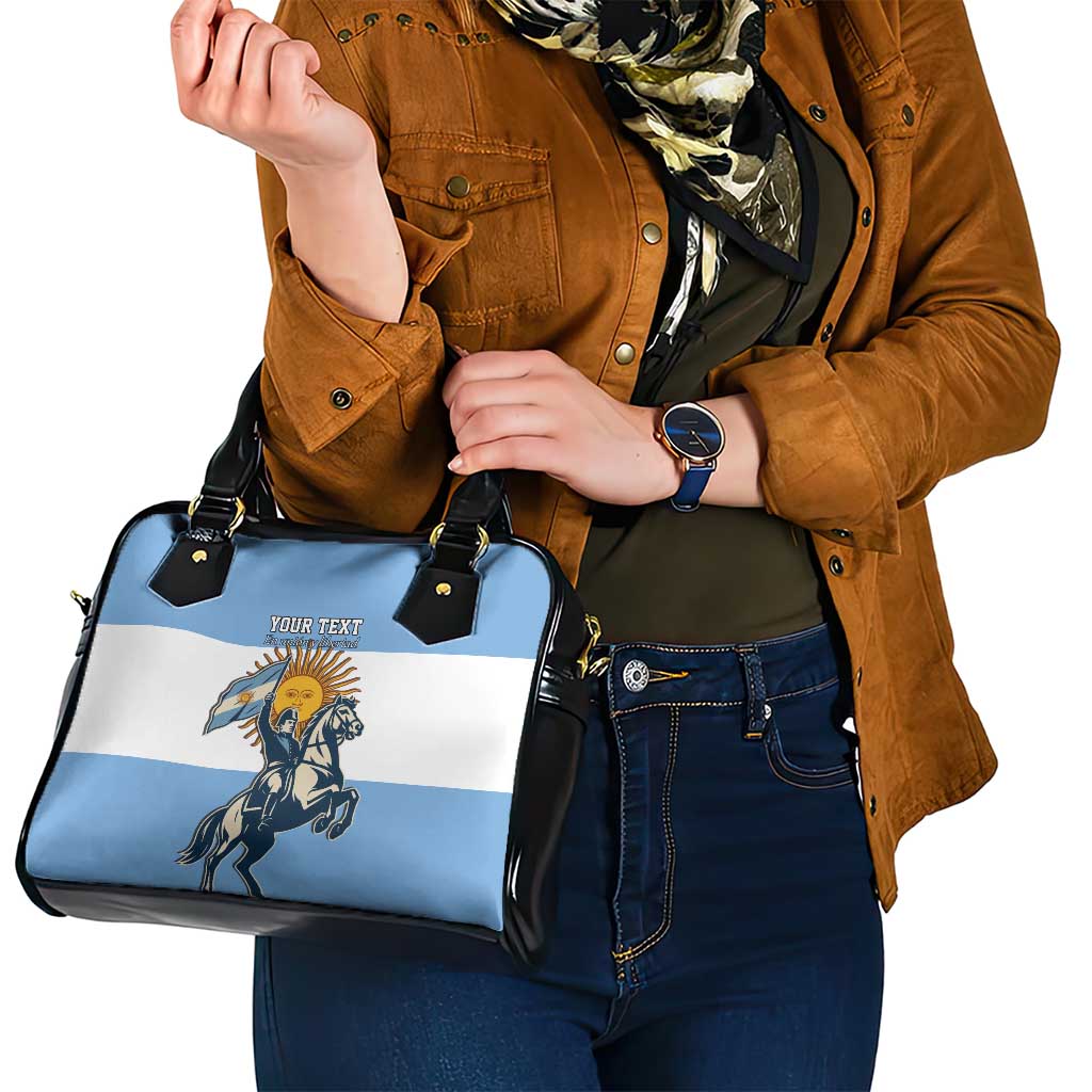 Personalized Argentina Flag Day 20th June Shoulder Handbag Manuel Belgrano LT17