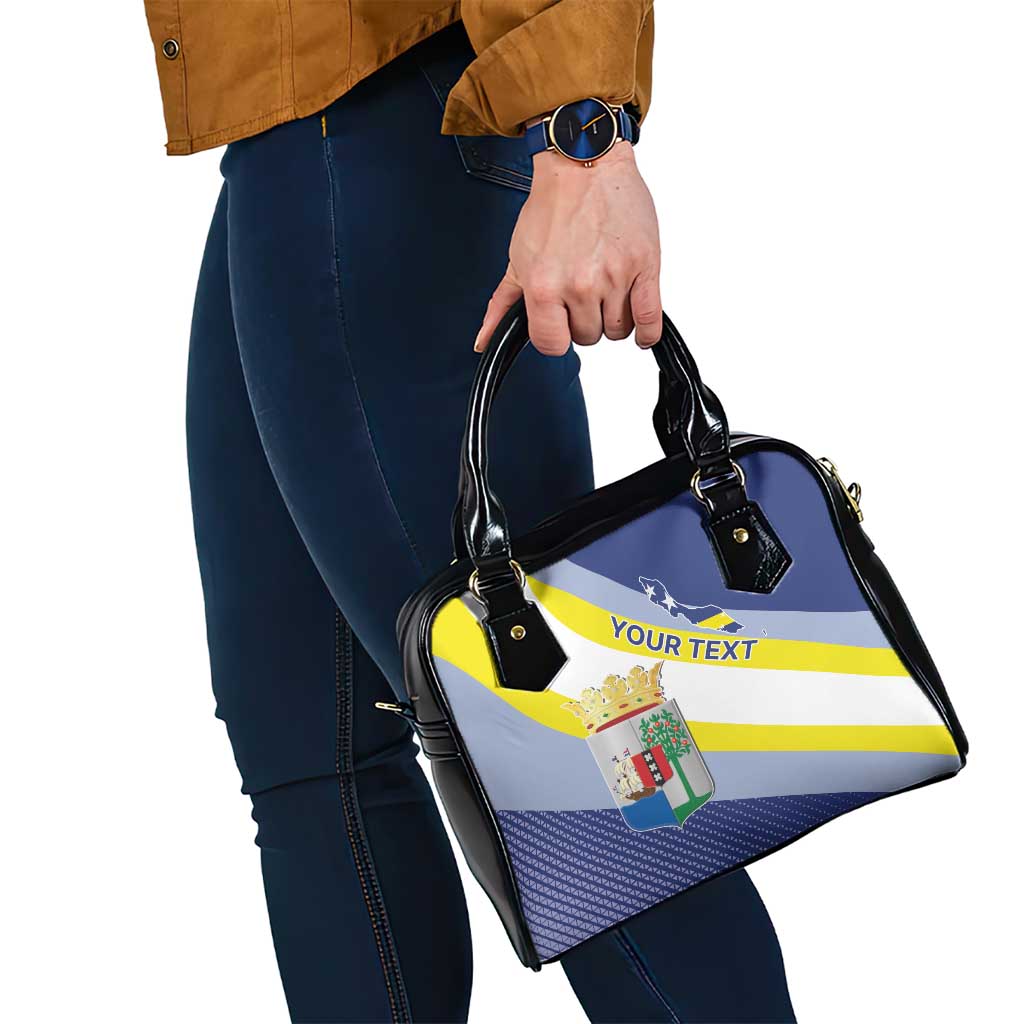 Personalized Curacao Coat of Arms Shoulder Handbag Map Flag Style LT17