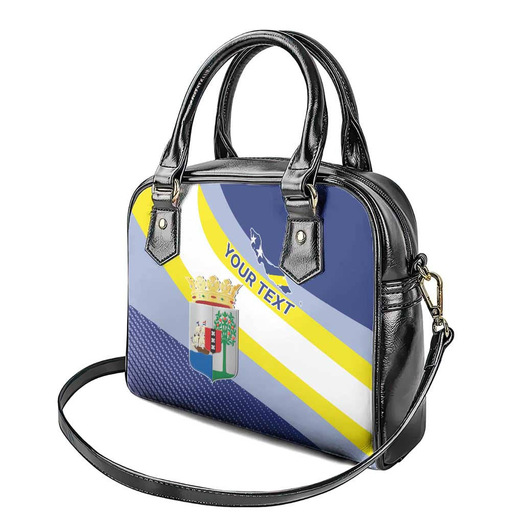 Personalized Curacao Coat of Arms Shoulder Handbag Map Flag Style LT17