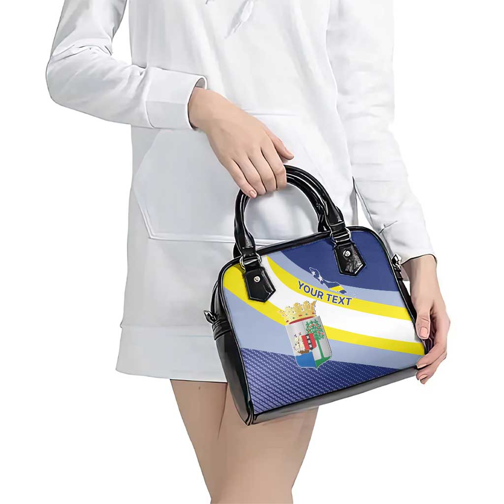 Personalized Curacao Coat of Arms Shoulder Handbag Map Flag Style LT17