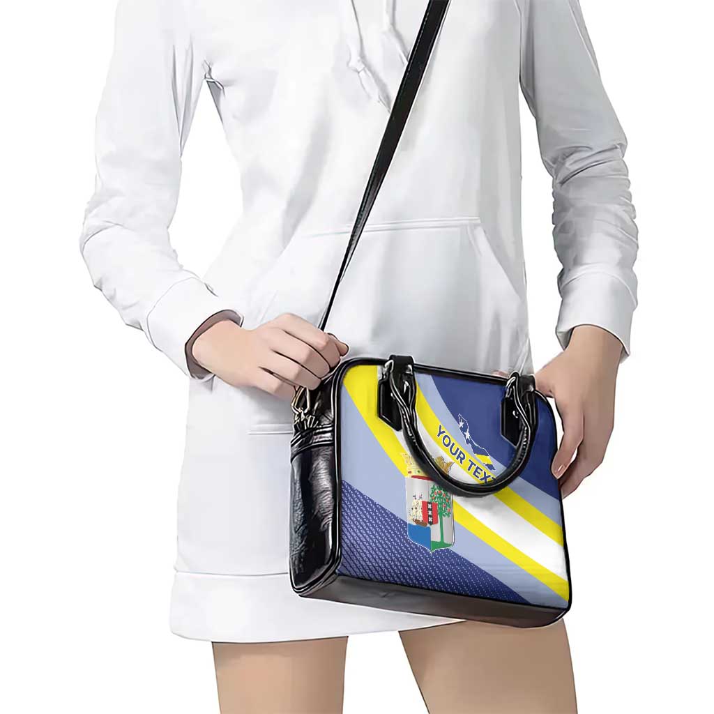 Personalized Curacao Coat of Arms Shoulder Handbag Map Flag Style LT17