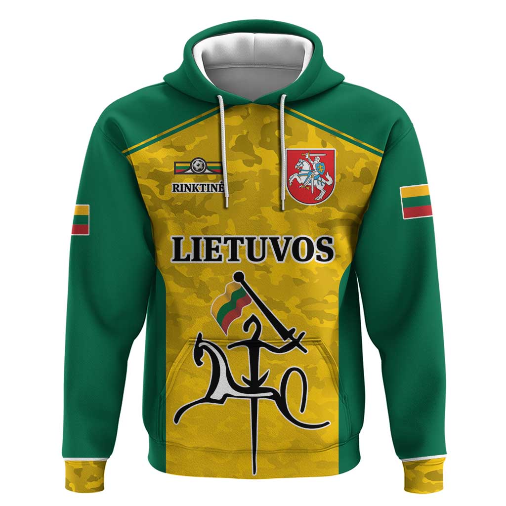 Republic of Lithuania Football Hoodie Sporty Style LT17