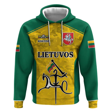 Republic of Lithuania Football Hoodie Sporty Style LT17