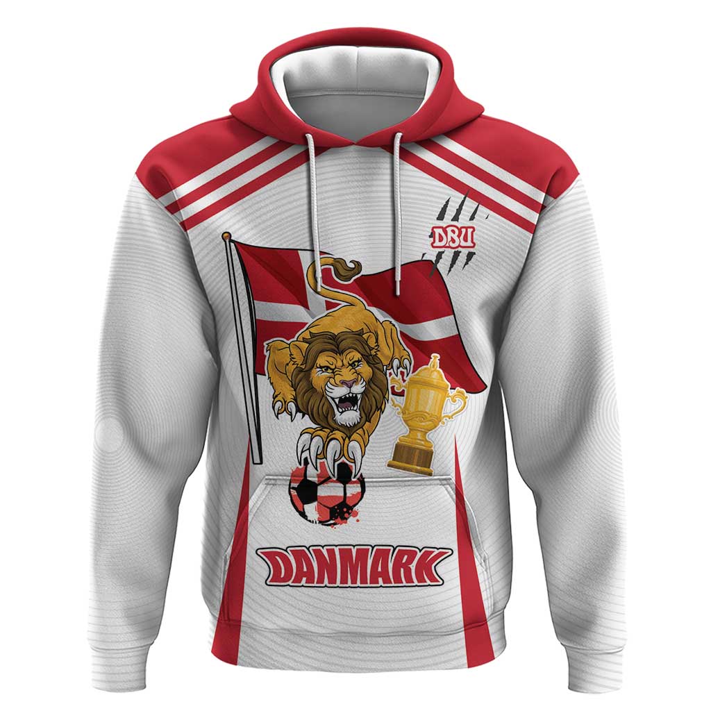 Custom Danmark Football Go Champions Hoodie Denmark Sporty Style LT17