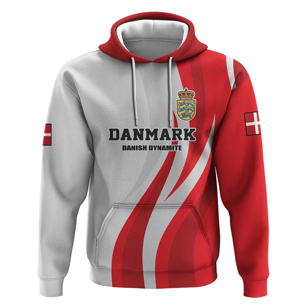 Personalized Danmark Football Hoodie Denmark Sporty Style Danish Dynamite LT17