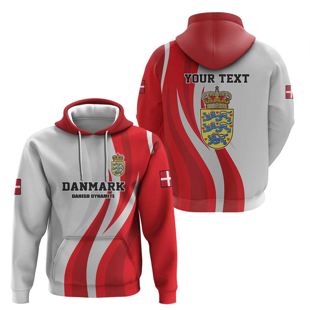 Personalized Danmark Football Hoodie Denmark Sporty Style Danish Dynamite LT17