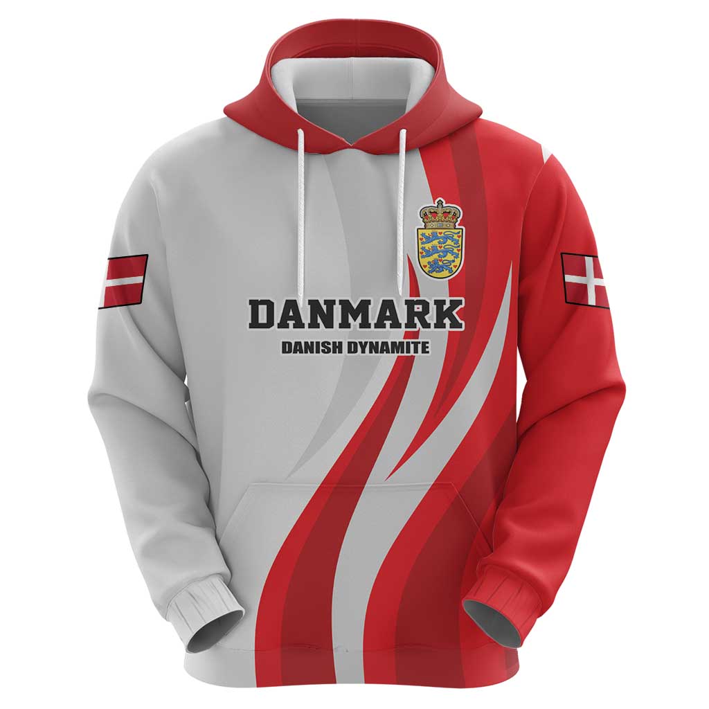 Personalized Danmark Football Hoodie Denmark Sporty Style Danish Dynamite LT17