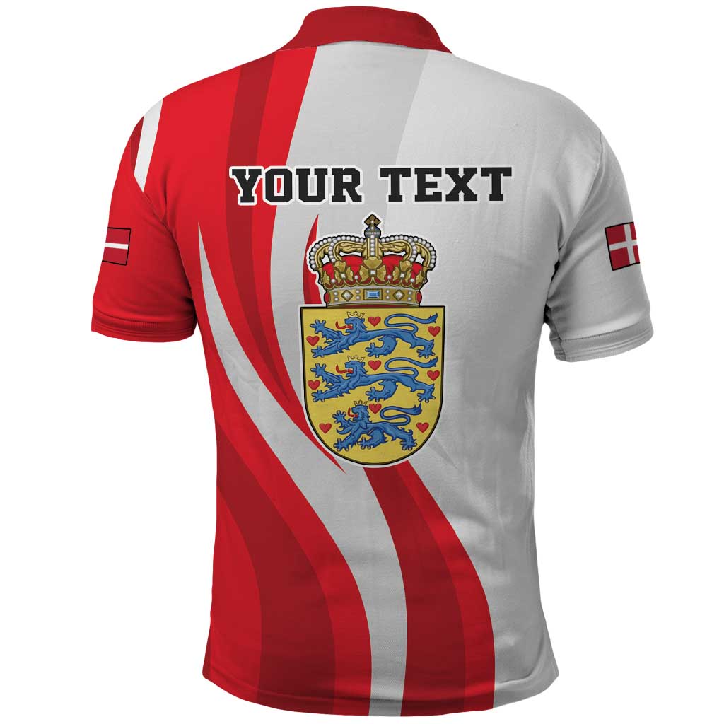 Personalized Danmark Football Polo Shirt Denmark Sporty Style Danish Dynamite LT17