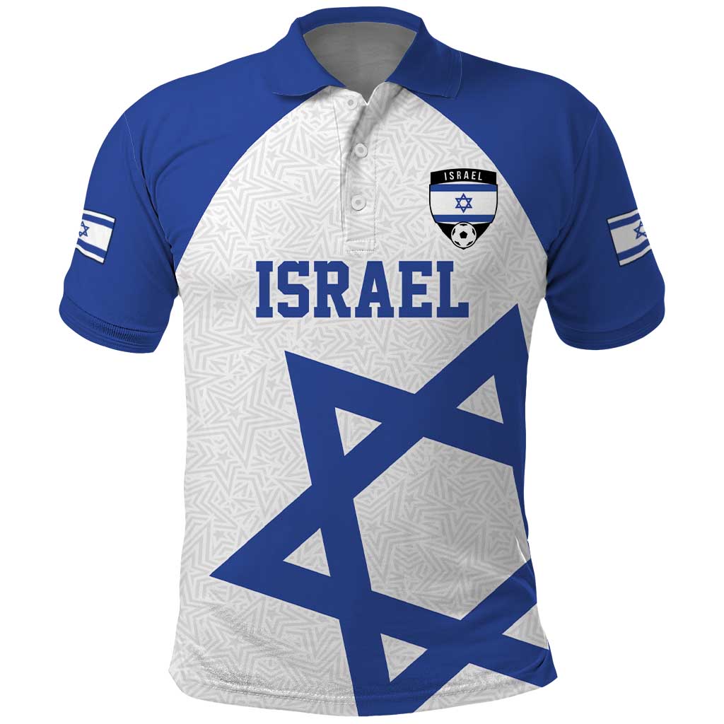 Custom Israel Football Go Champions Polo Shirt Sporty Style LT17
