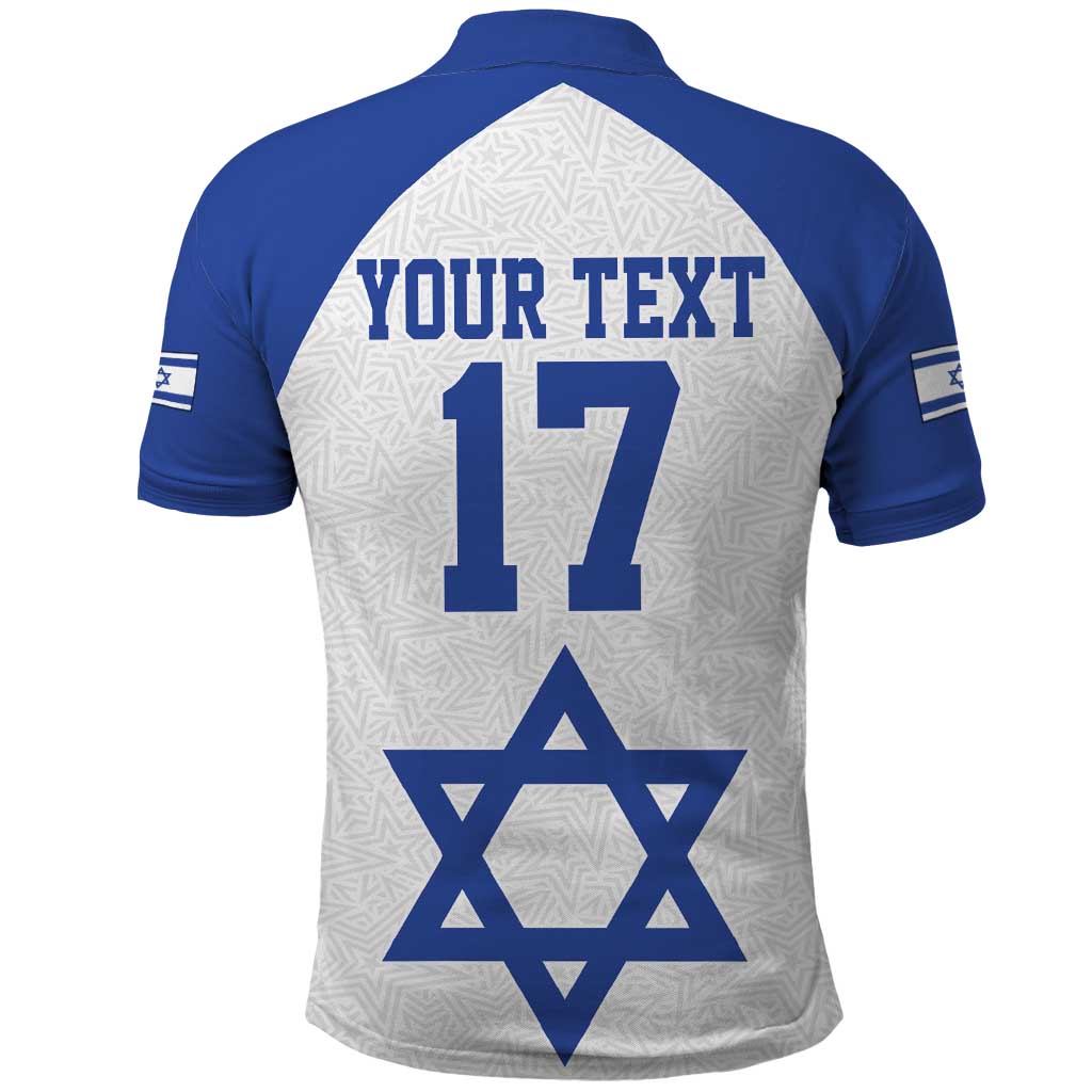 Custom Israel Football Go Champions Polo Shirt Sporty Style LT17