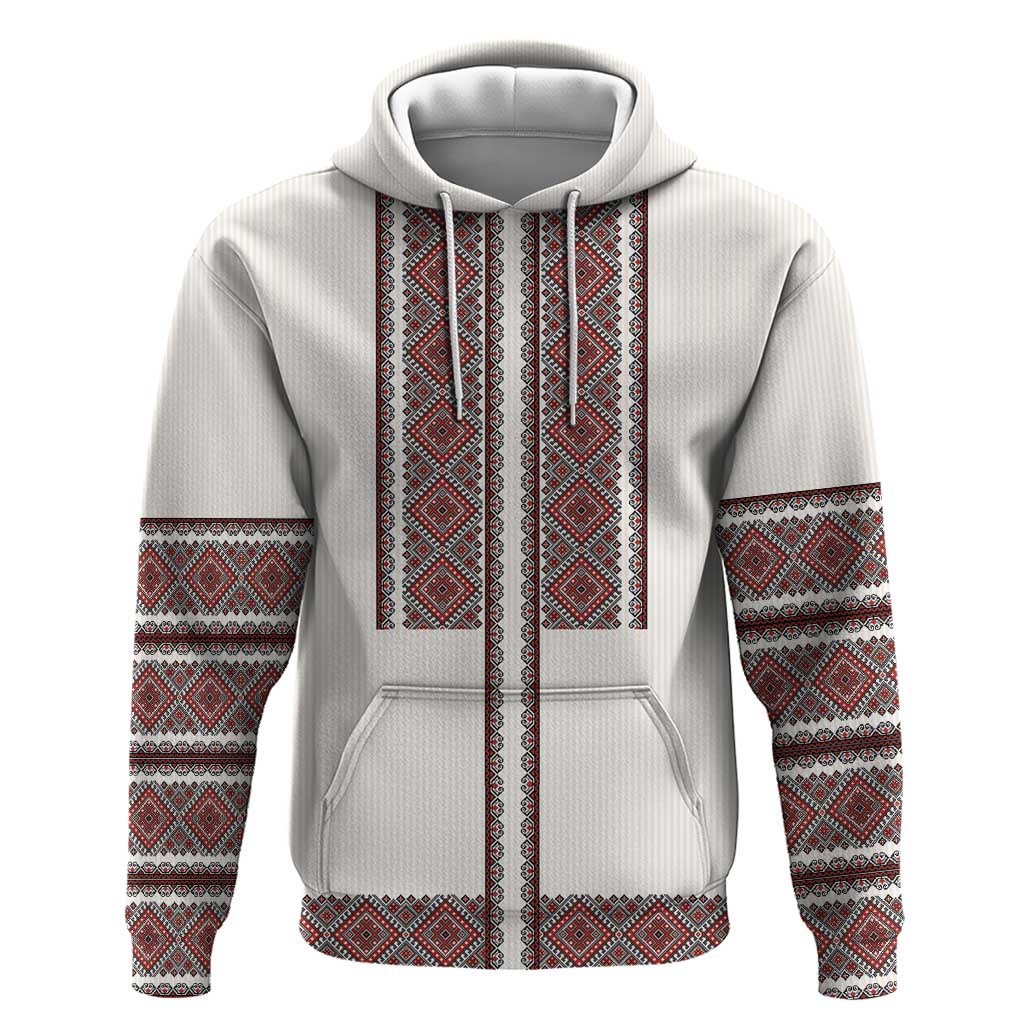 Ukraine Vyshyvanka Day Hoodie Ukrainian Folk Seamless LT17