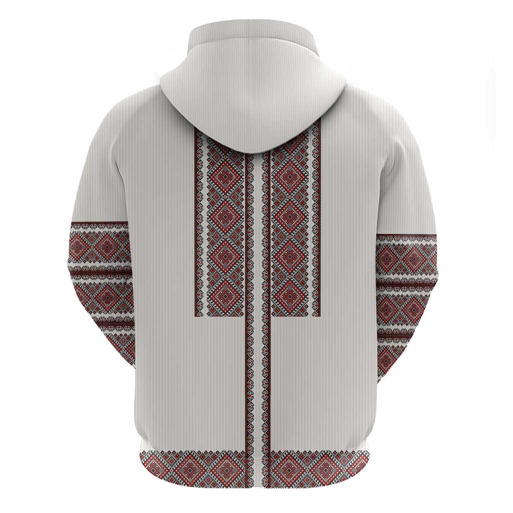 Ukraine Vyshyvanka Day Hoodie Ukrainian Folk Seamless LT17