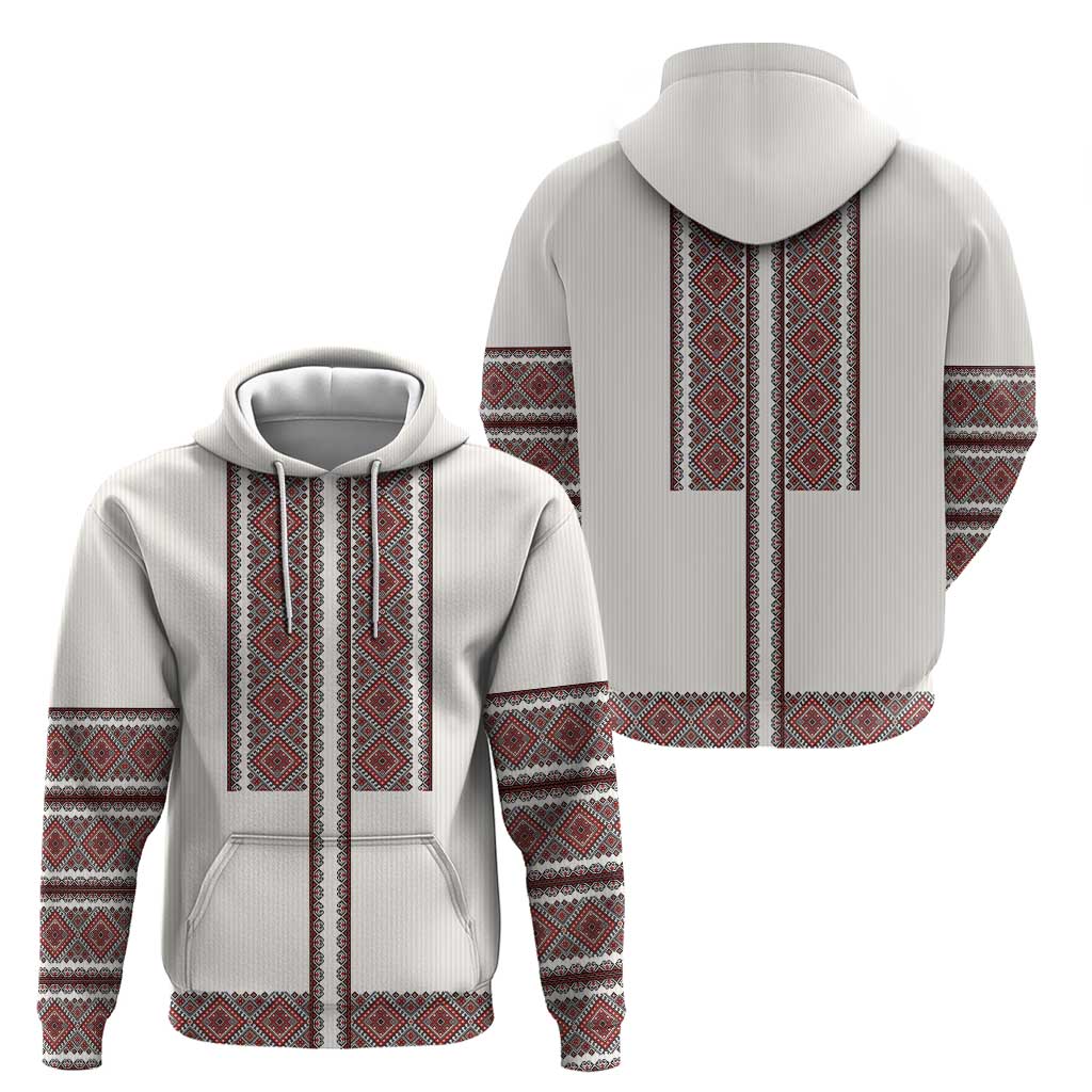 Ukraine Vyshyvanka Day Hoodie Ukrainian Folk Seamless LT17