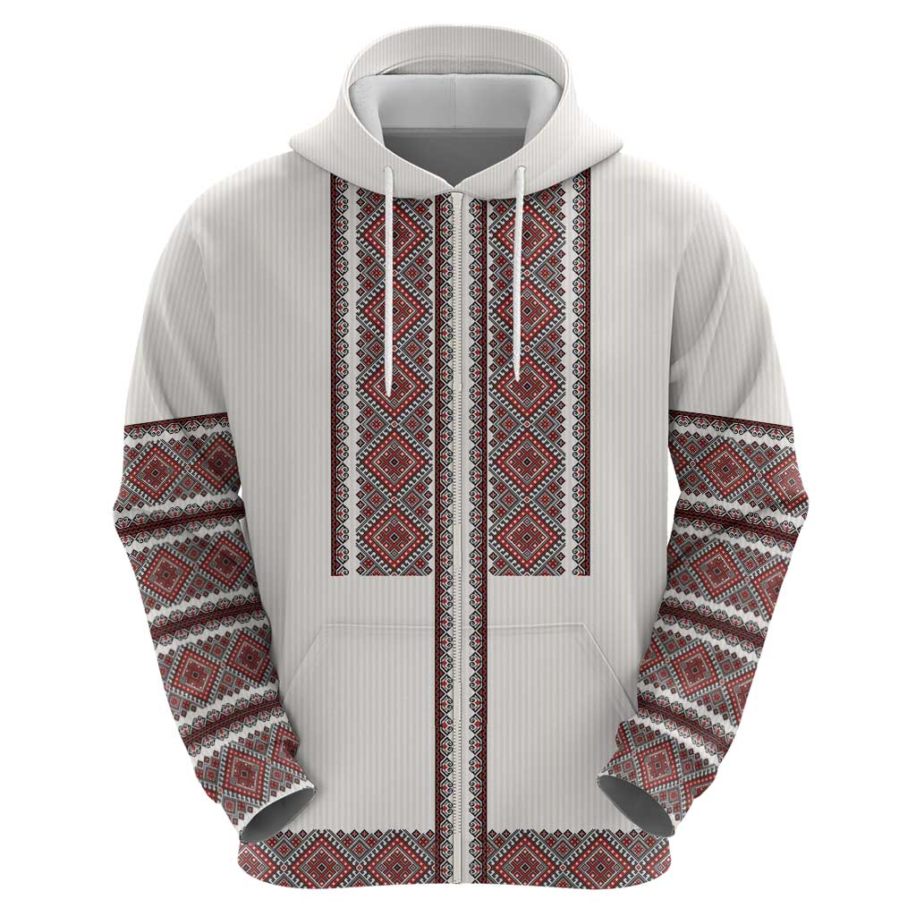 Ukraine Vyshyvanka Day Hoodie Ukrainian Folk Seamless LT17