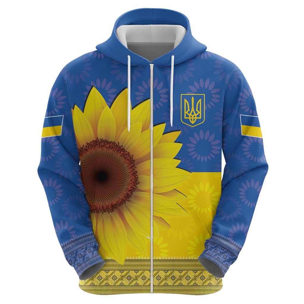 Ukraine National Flag Day Hoodie 23 August with Sunflower LT17