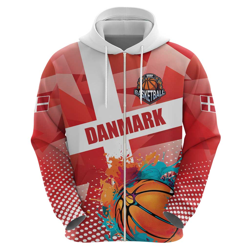 Custom Danmark Basketball Go Champions Hoodie Sporty Style LT17