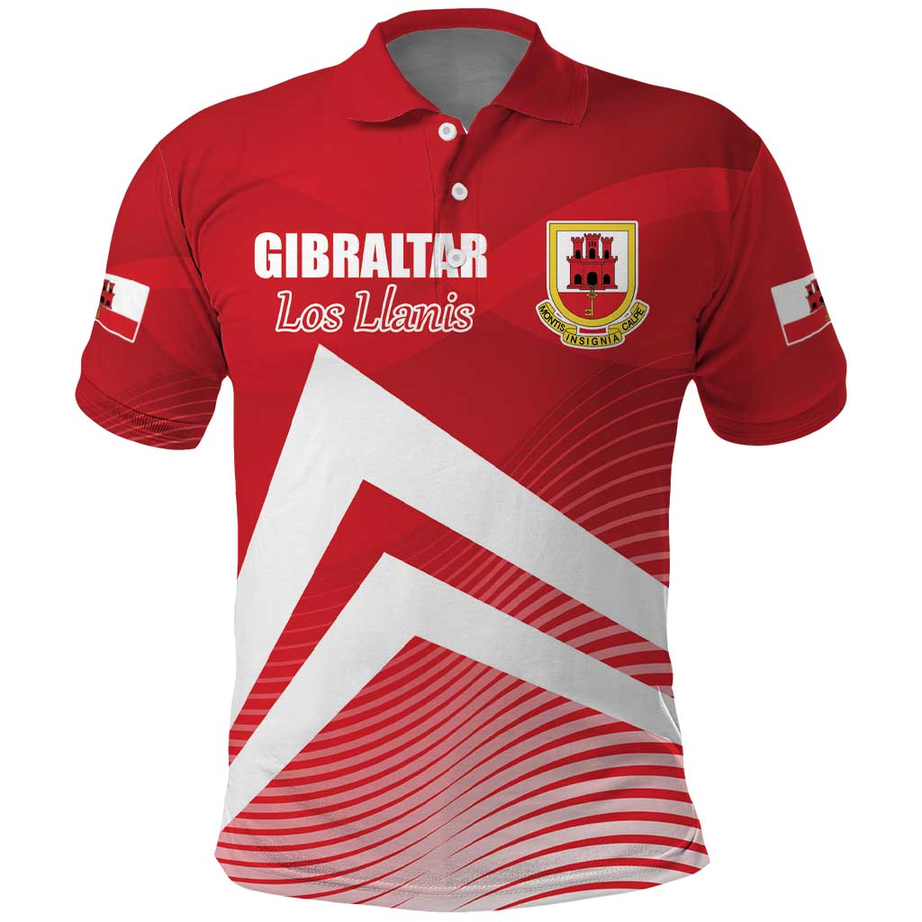 Custom Gibraltar We are Champions Polo Shirt Sporty Style LT17