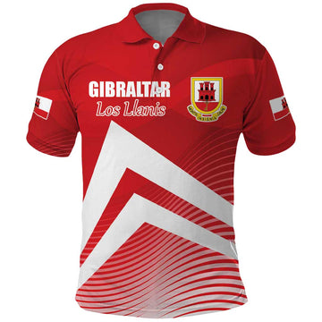 Custom Gibraltar We are Champions Polo Shirt Sporty Style LT17
