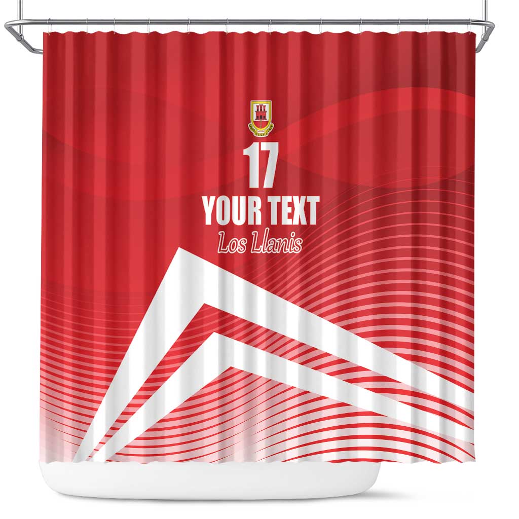 Custom Gibraltar We are Champions Shower Curtain Sporty Style LT17