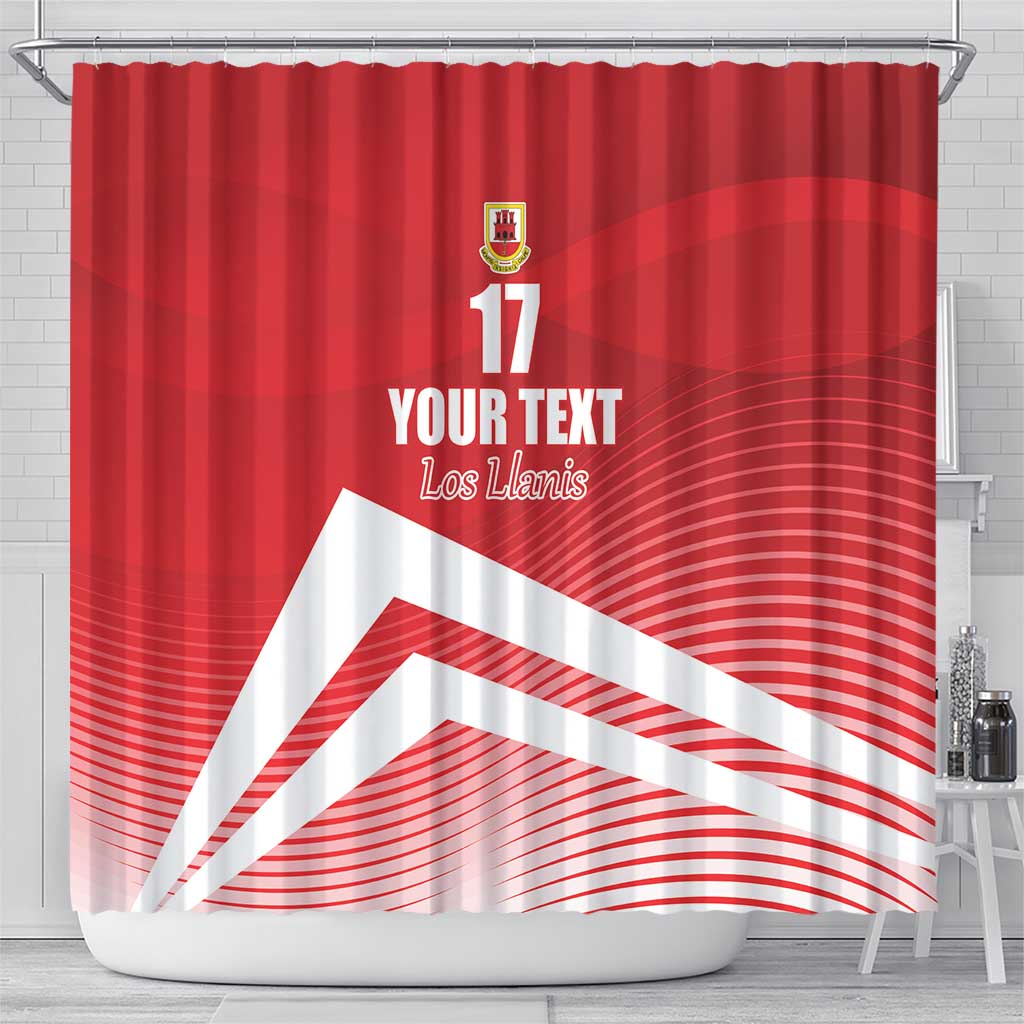 Custom Gibraltar We are Champions Shower Curtain Sporty Style LT17