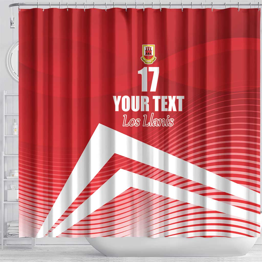 Custom Gibraltar We are Champions Shower Curtain Sporty Style LT17