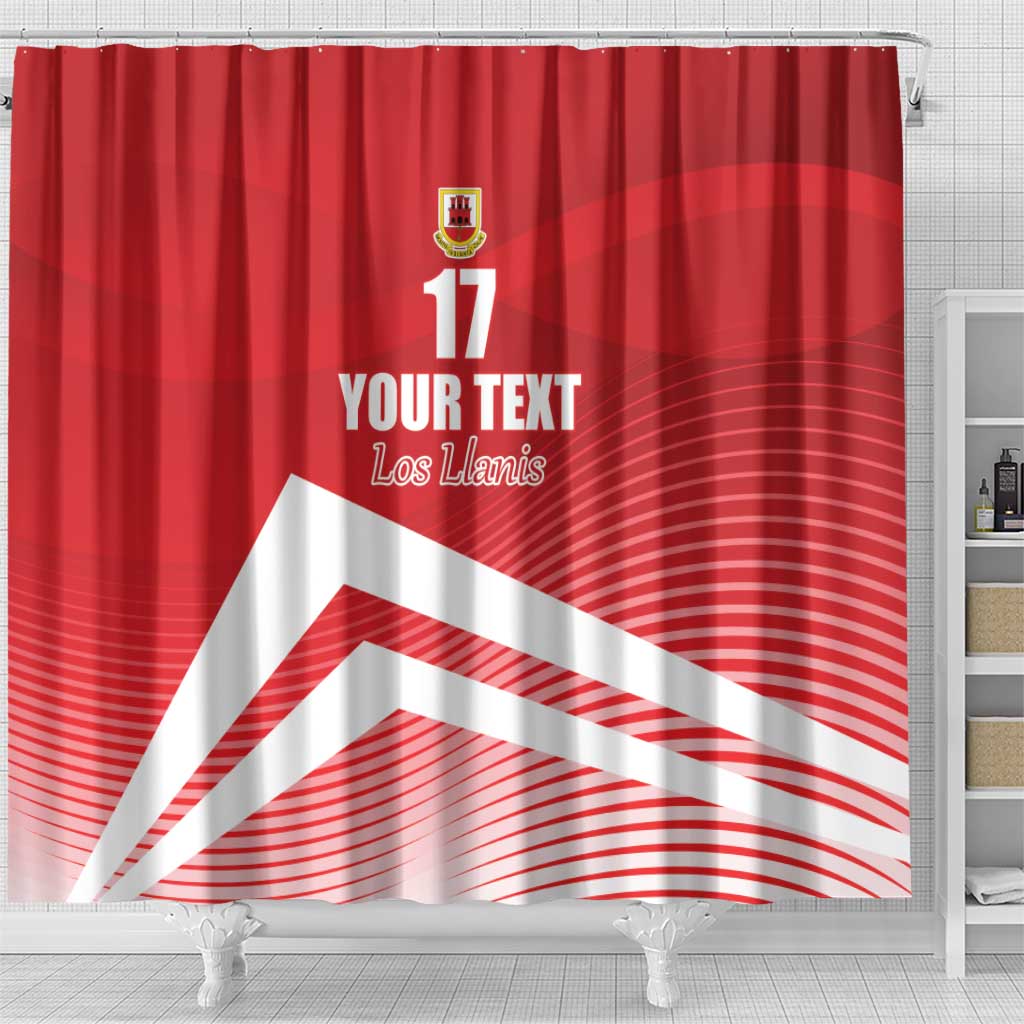 Custom Gibraltar We are Champions Shower Curtain Sporty Style LT17