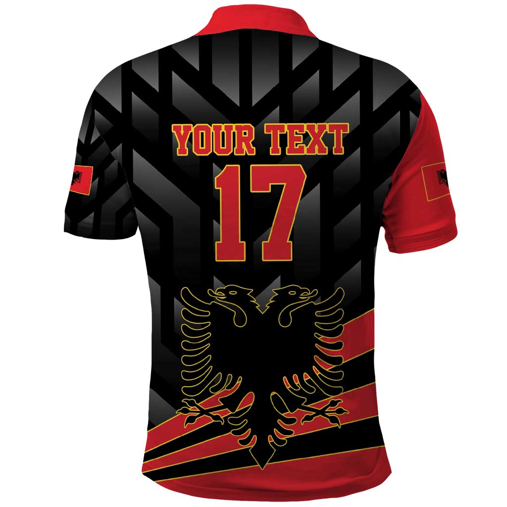 Custom Albania Football We are Champions Polo Shirt Sporty Style with The Double-headed eagle LT17