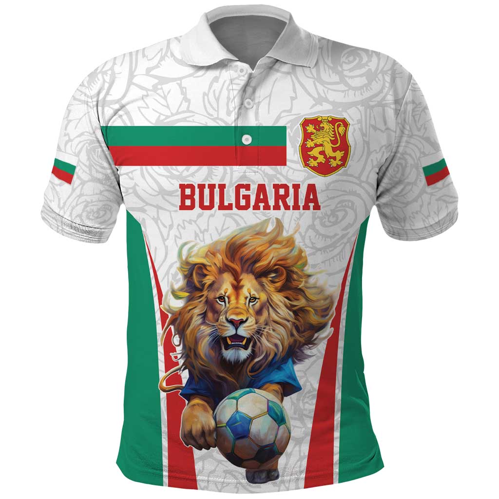 Custom Bulgaria Football We are Champions Polo Shirt Sporty Style with Lion Mascot LT17