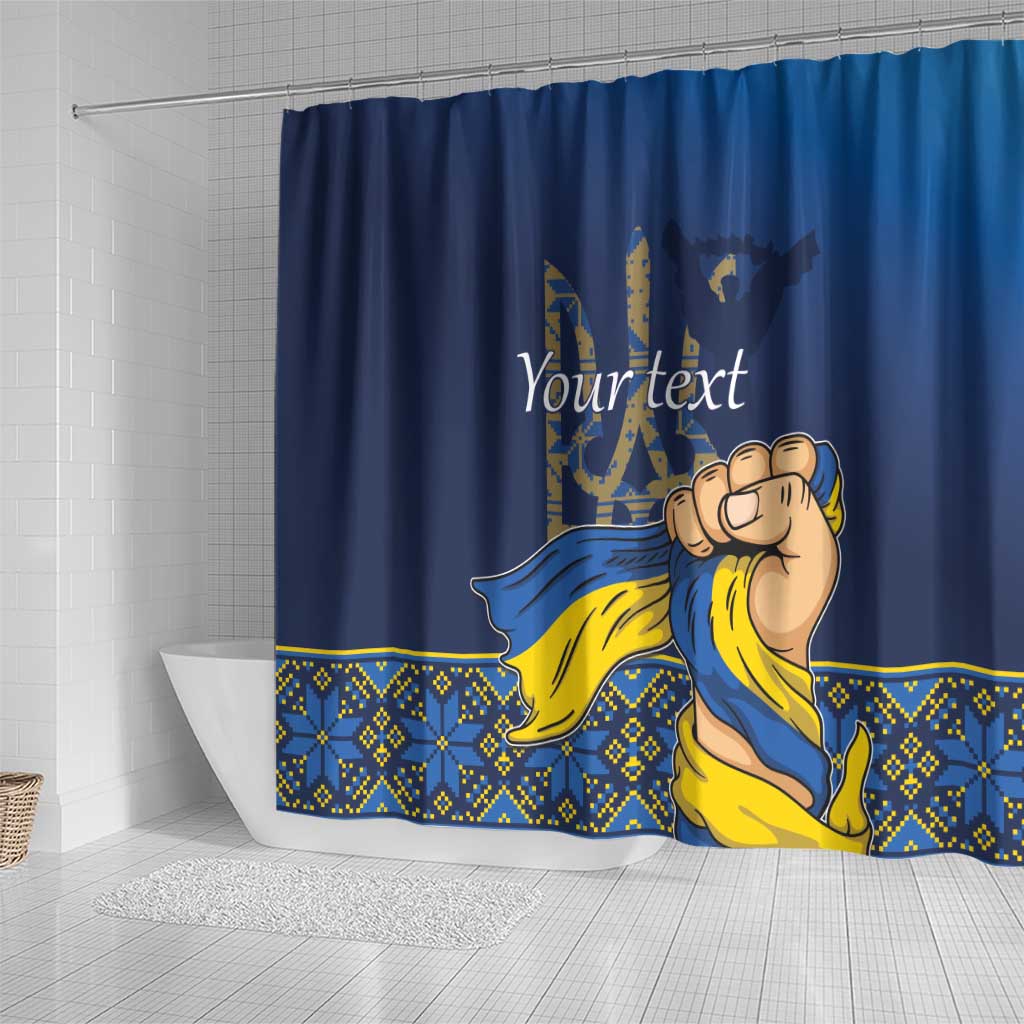 Personalized Ukraine Independence Day Shower Curtain Monument Nezalezhnosti LT17