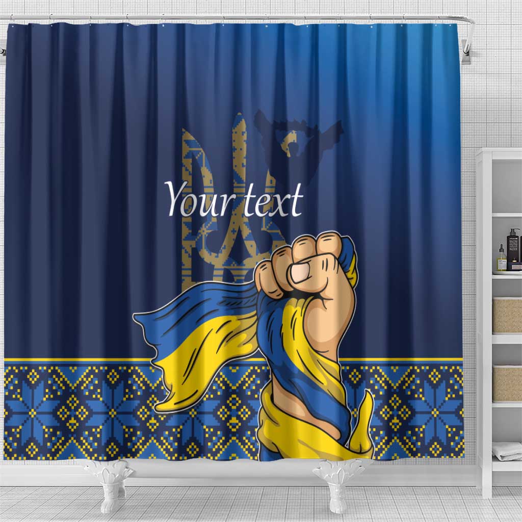 Personalized Ukraine Independence Day Shower Curtain Monument Nezalezhnosti LT17