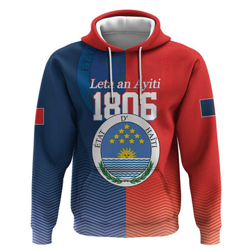 North Haiti State of Haiti Hoodie Leta an Ayiti 1806-1811 LT17