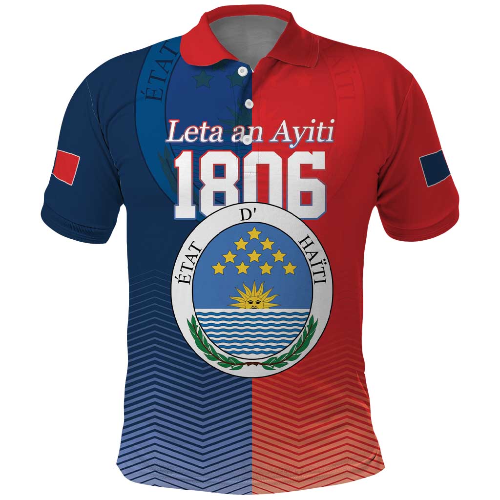 North Haiti State of Haiti Polo Shirt Leta an Ayiti 1806-1811 LT17