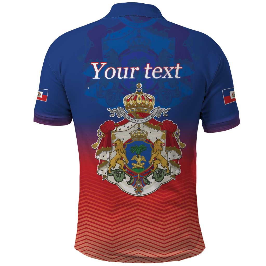 Personalized Haiti Second Empire Polo Shirt Anpi an Ayiti 1849-1859 LT17