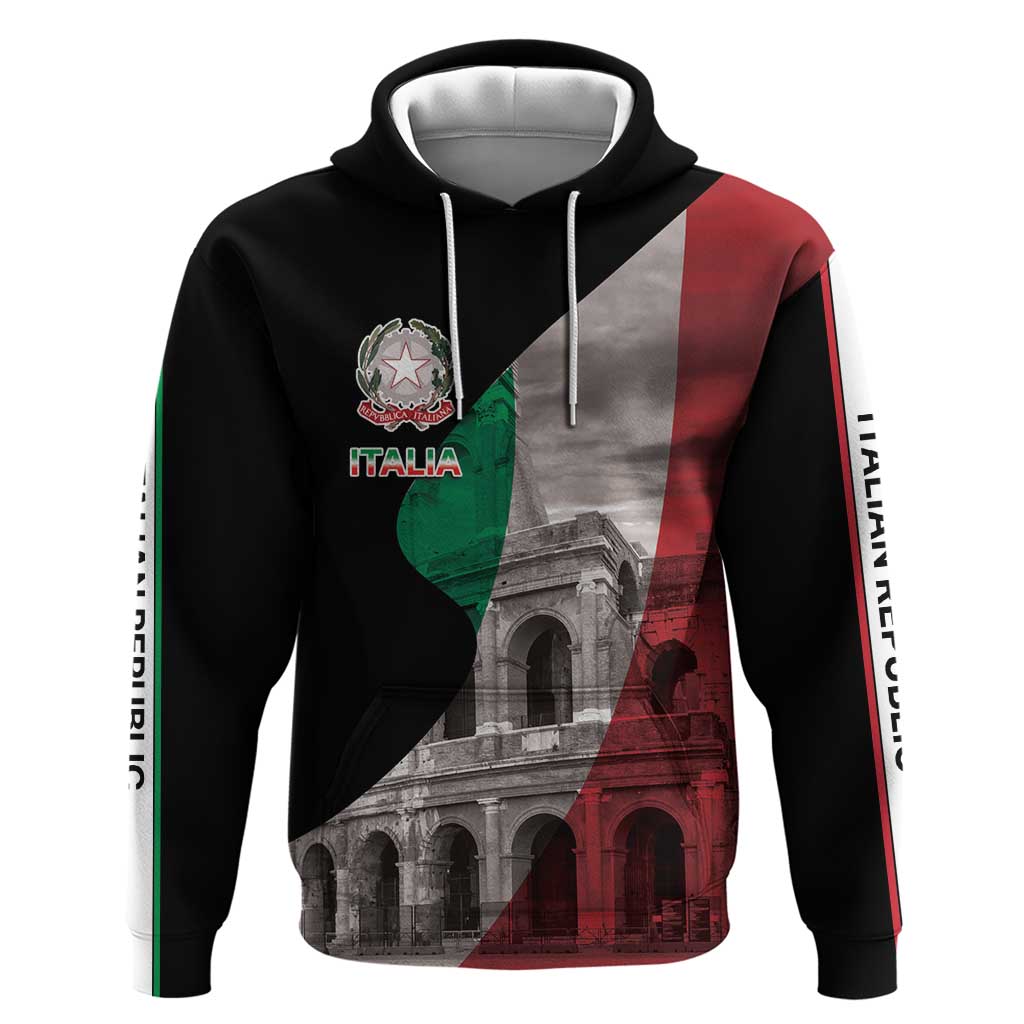 Italian Republic The Pantheon Hoodie Emblema della Repubblica Italiana LT17