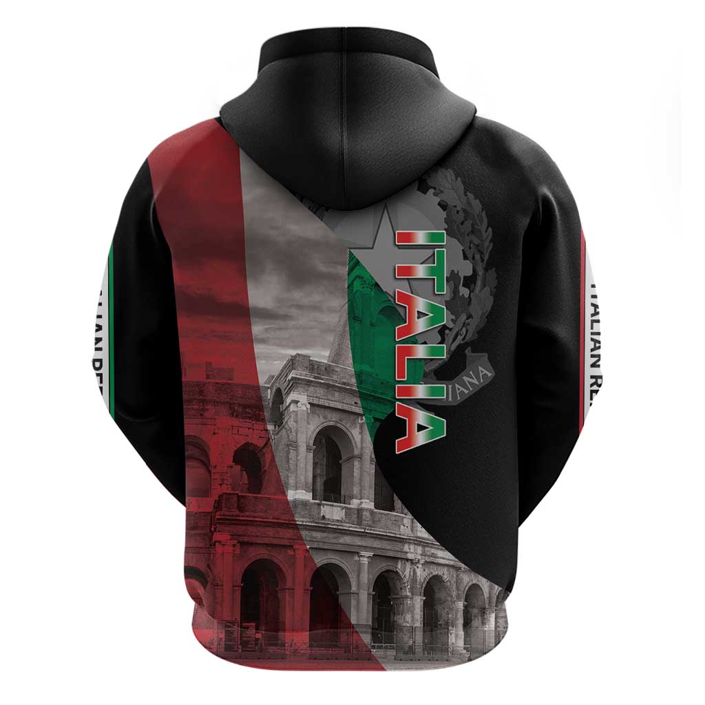 Italian Republic The Pantheon Hoodie Emblema della Repubblica Italiana LT17
