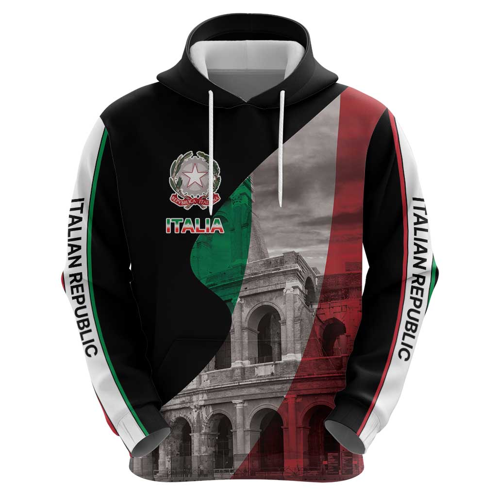 Italian Republic The Pantheon Hoodie Emblema della Repubblica Italiana LT17
