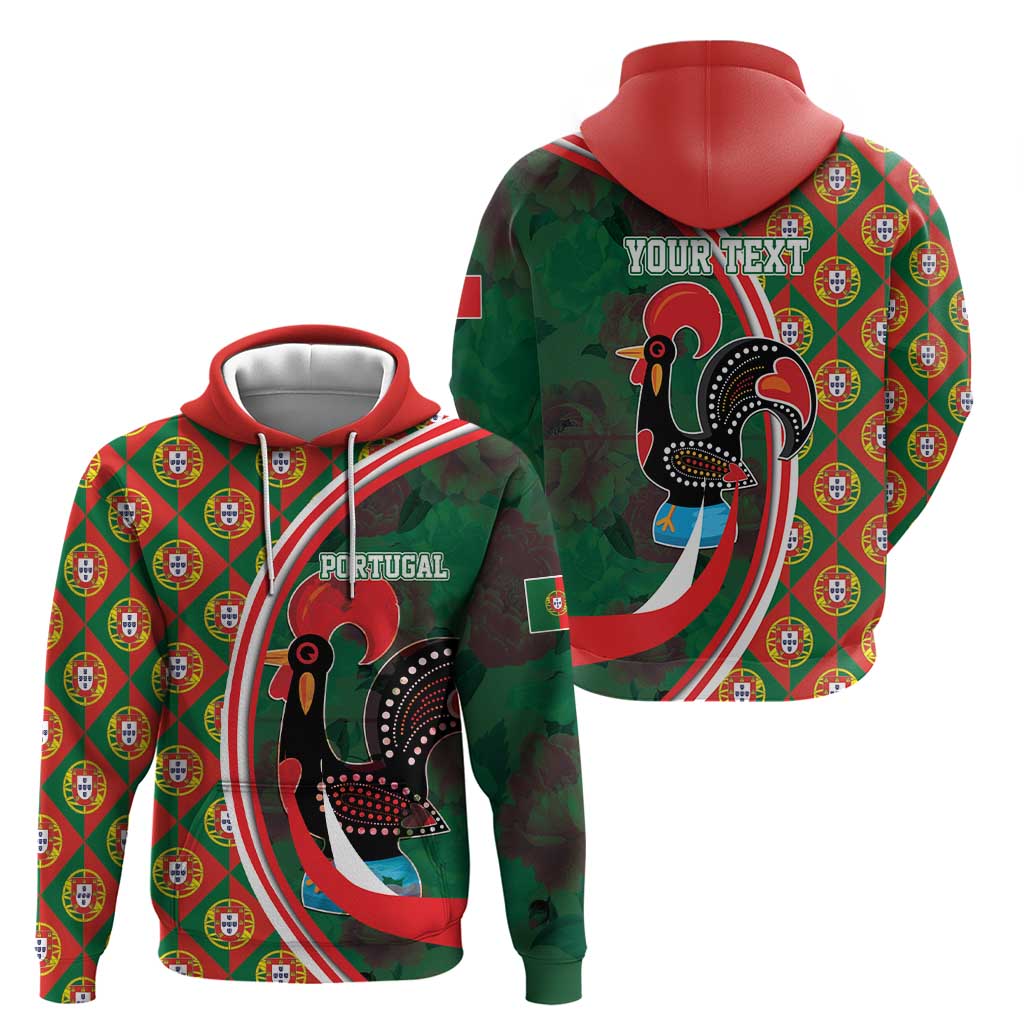 Personalized Portugal Rooster of Barcelos Hoodie Portuguese Flag LT17