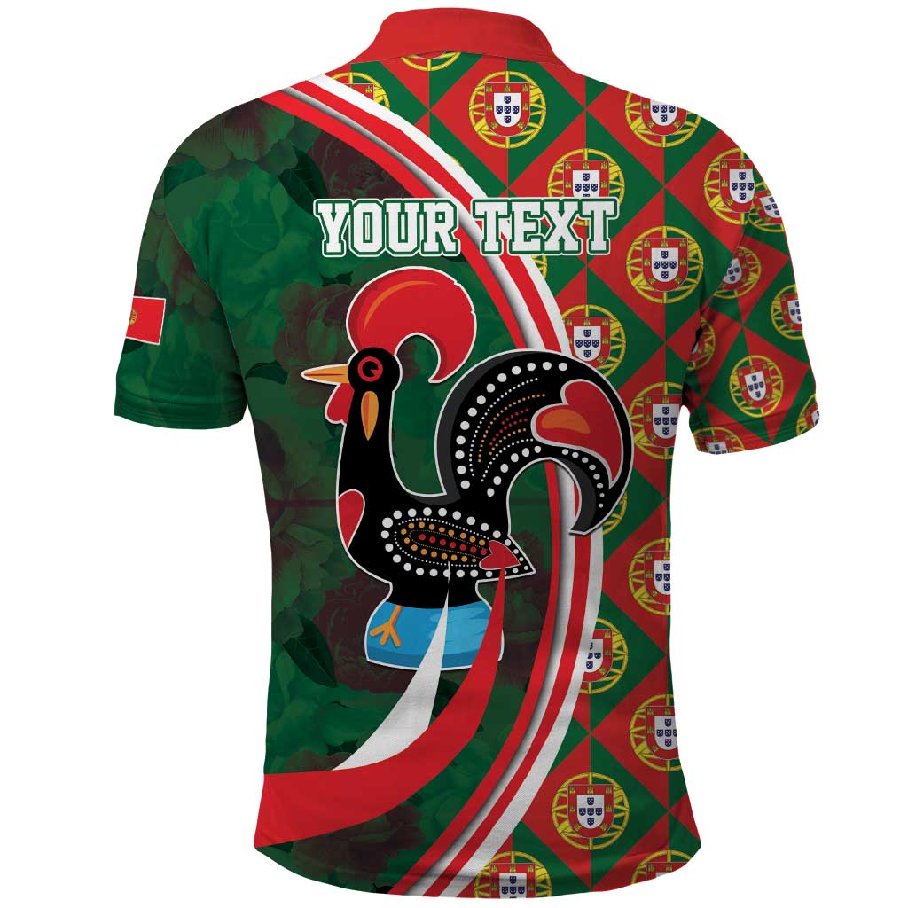Personalized Portugal Rooster of Barcelos Polo Shirt Portuguese Flag LT17
