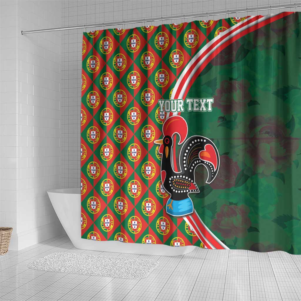 Personalized Portugal Rooster of Barcelos Shower Curtain Portuguese Flag LT17