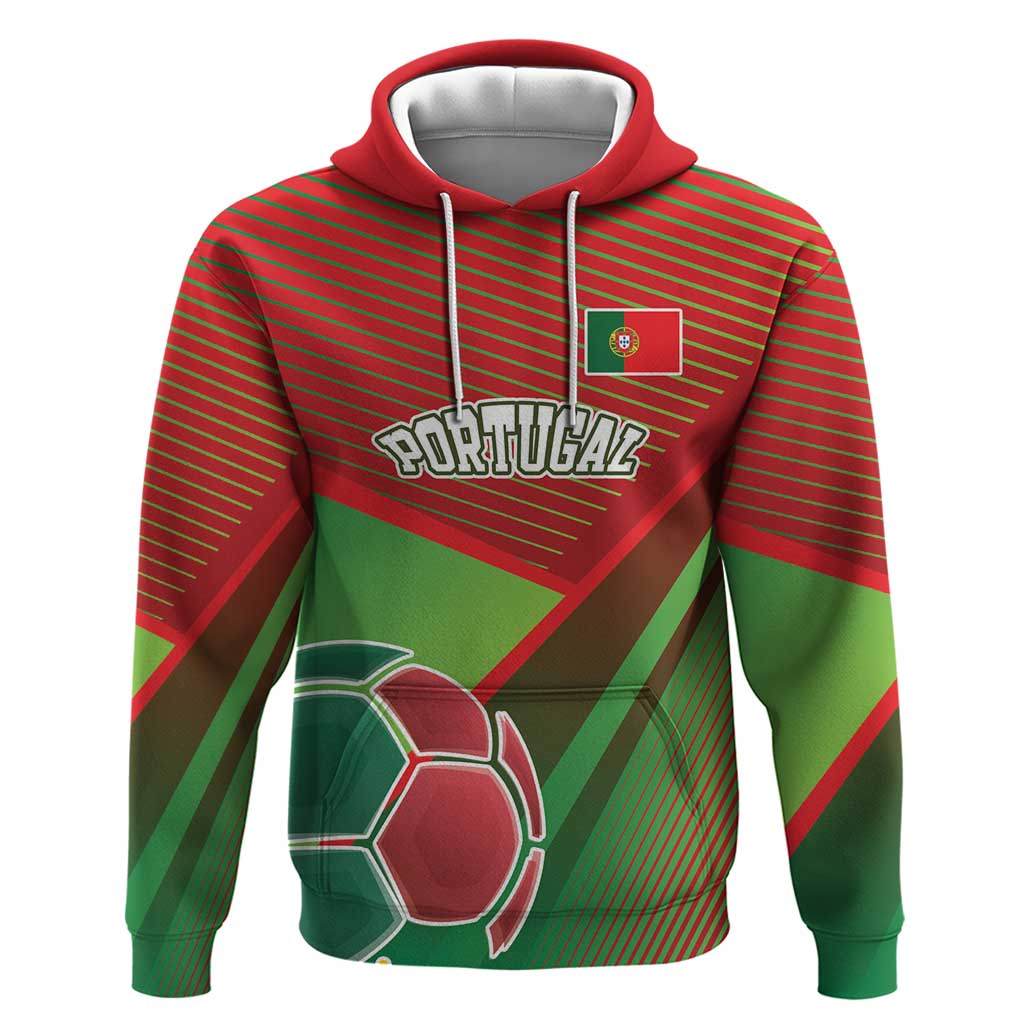 Custom Portugal Football Go Champions Hoodie Sporty Style LT17