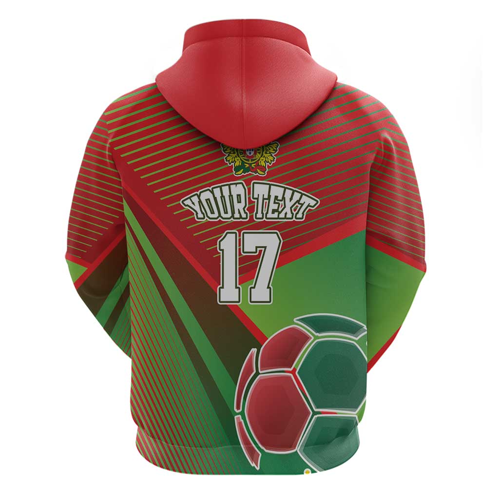 Custom Portugal Football Go Champions Hoodie Sporty Style LT17