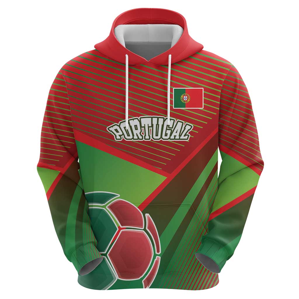 Custom Portugal Football Go Champions Hoodie Sporty Style LT17